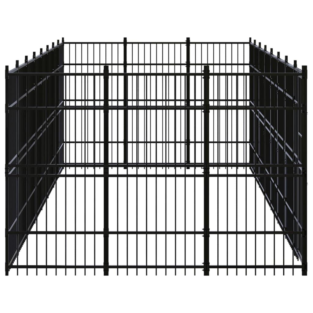 Outdoor Dog Kennel Steel 22.12 m²