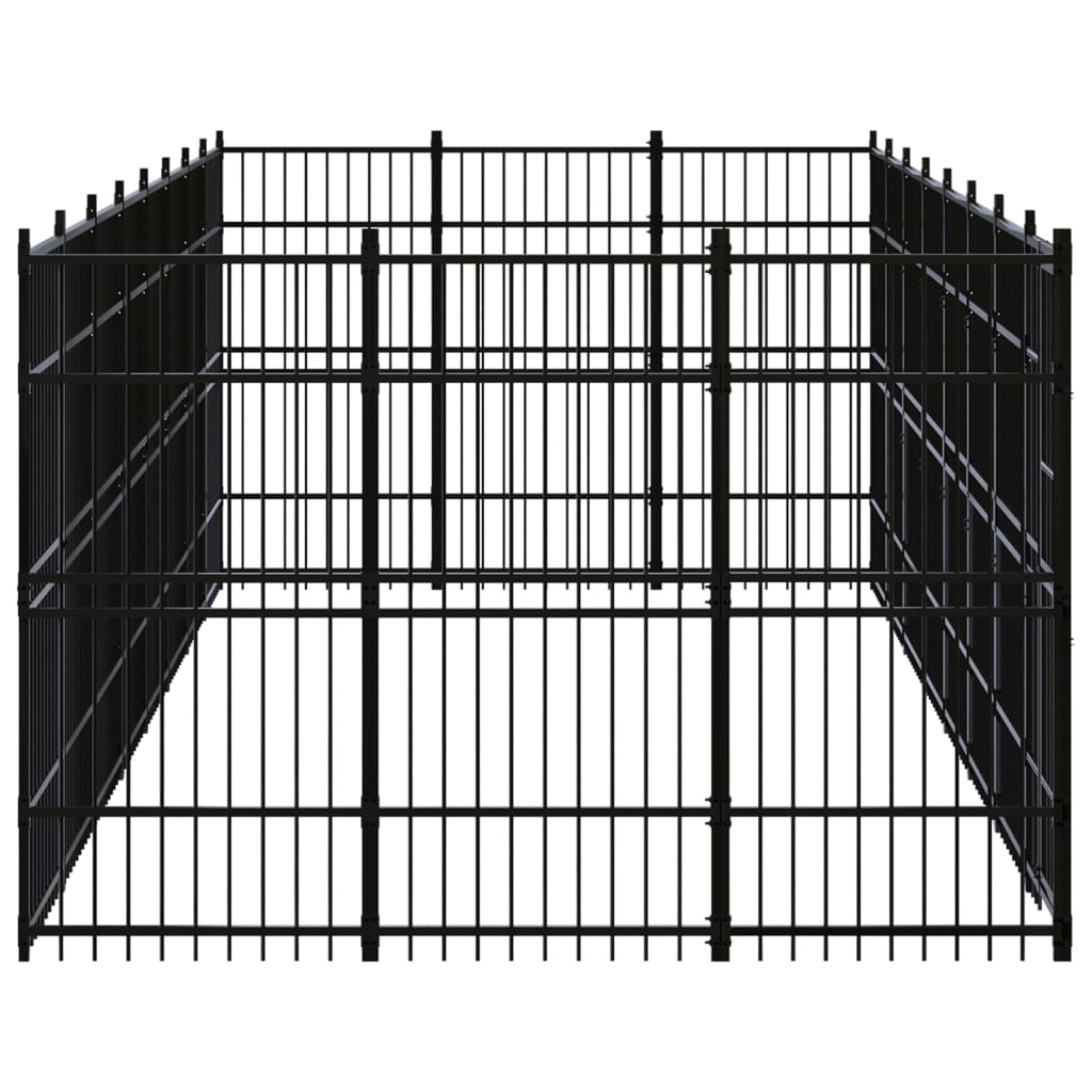 Outdoor Dog Kennel Steel 22.12 m²