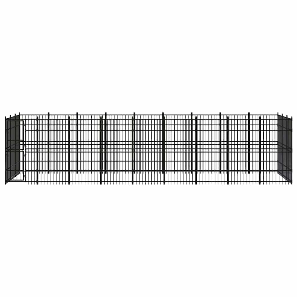 Outdoor Dog Kennel Steel 24,88 m²