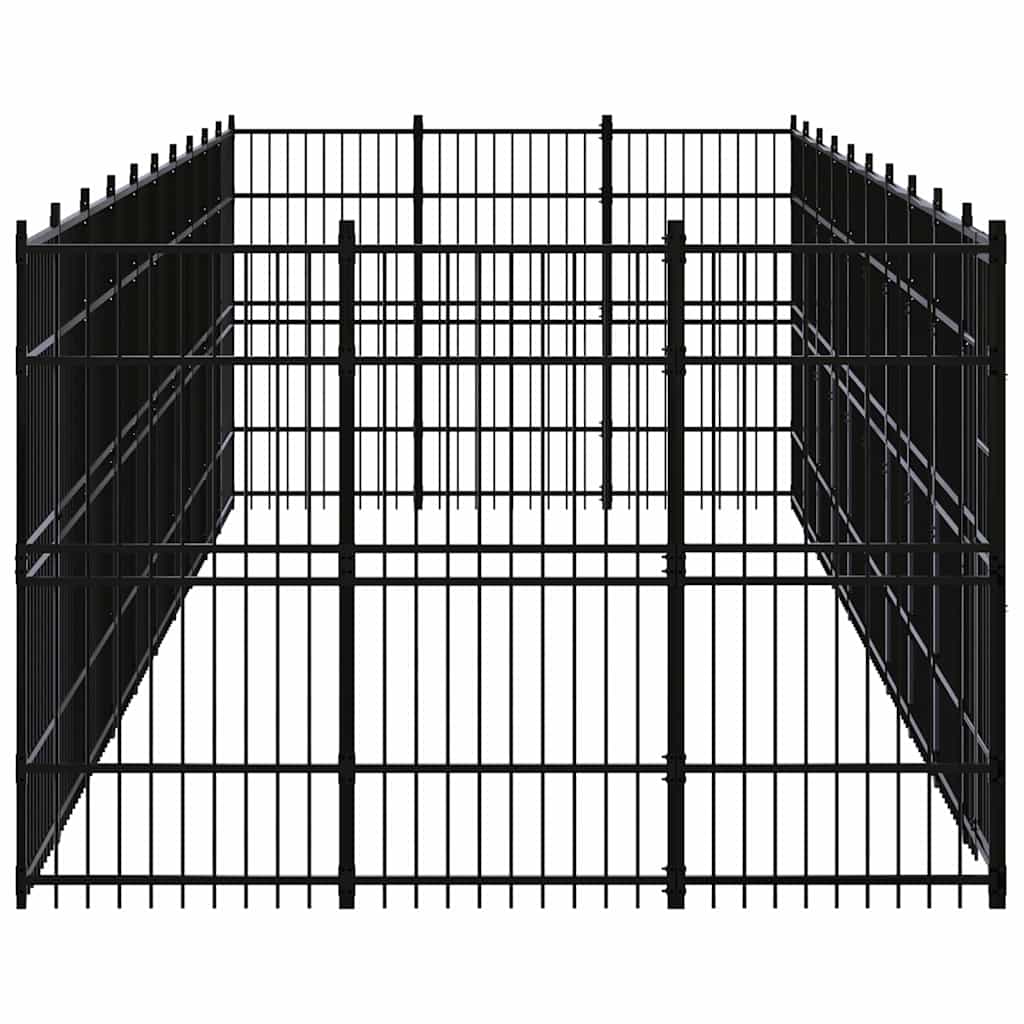 Outdoor Dog Kennel Steel 27,65 m²