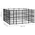 Outdoor Dog Kennel Steel 14.75 m²