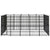 Outdoor Dog Kennel Steel 18.43 m²