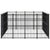 Outdoor Dog Kennel Steel 18.43 m²