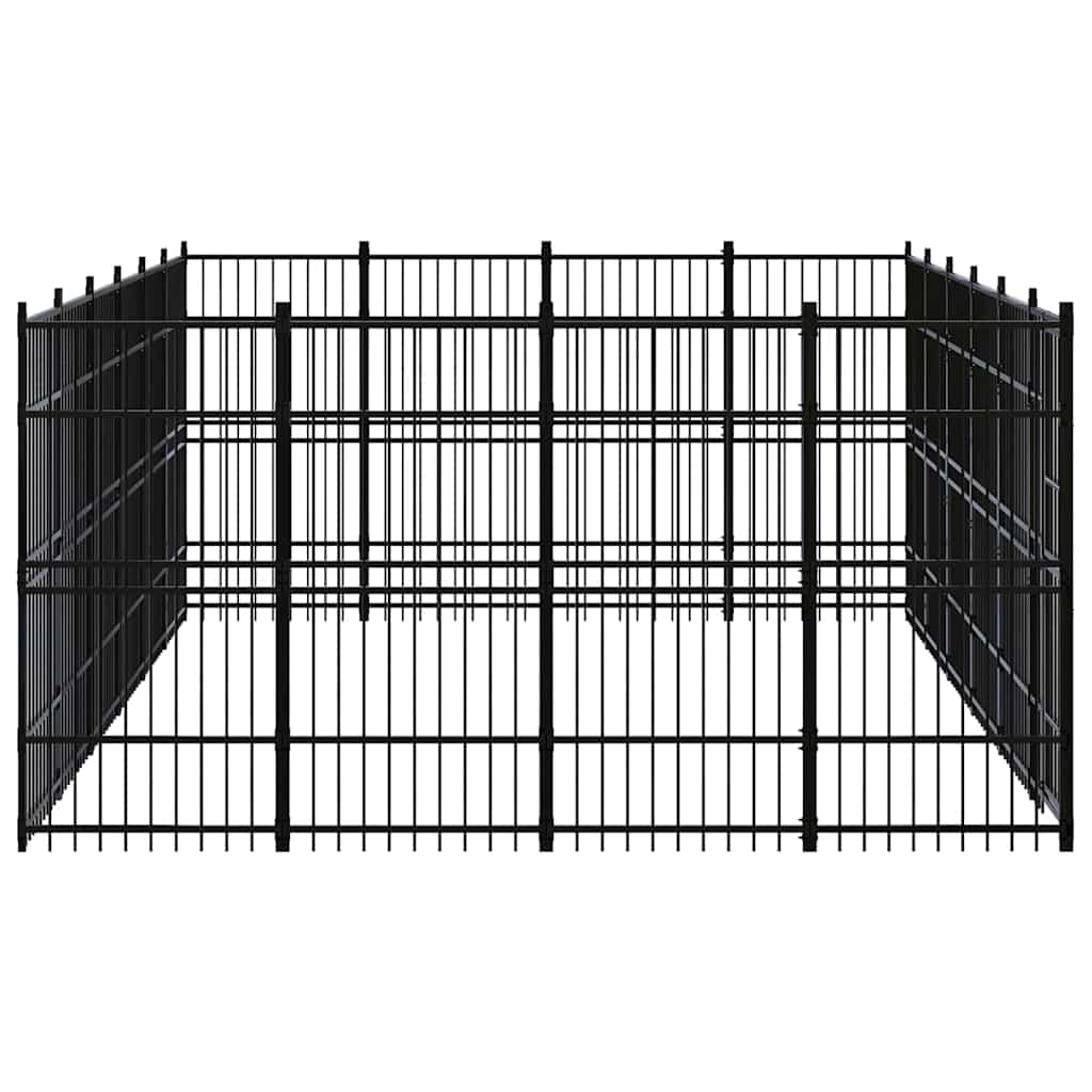 Outdoor Dog Kennel Steel 22,12 m²
