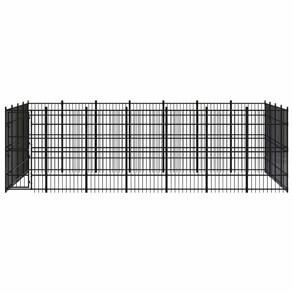 Outdoor Dog Kennel Steel 25,8 m²