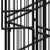 Outdoor Dog Kennel Steel 33.18 m²