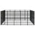 Outdoor Dog Kennel Steel 23.04 m²