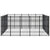 Outdoor Dog Kennel Steel 23.04 m²