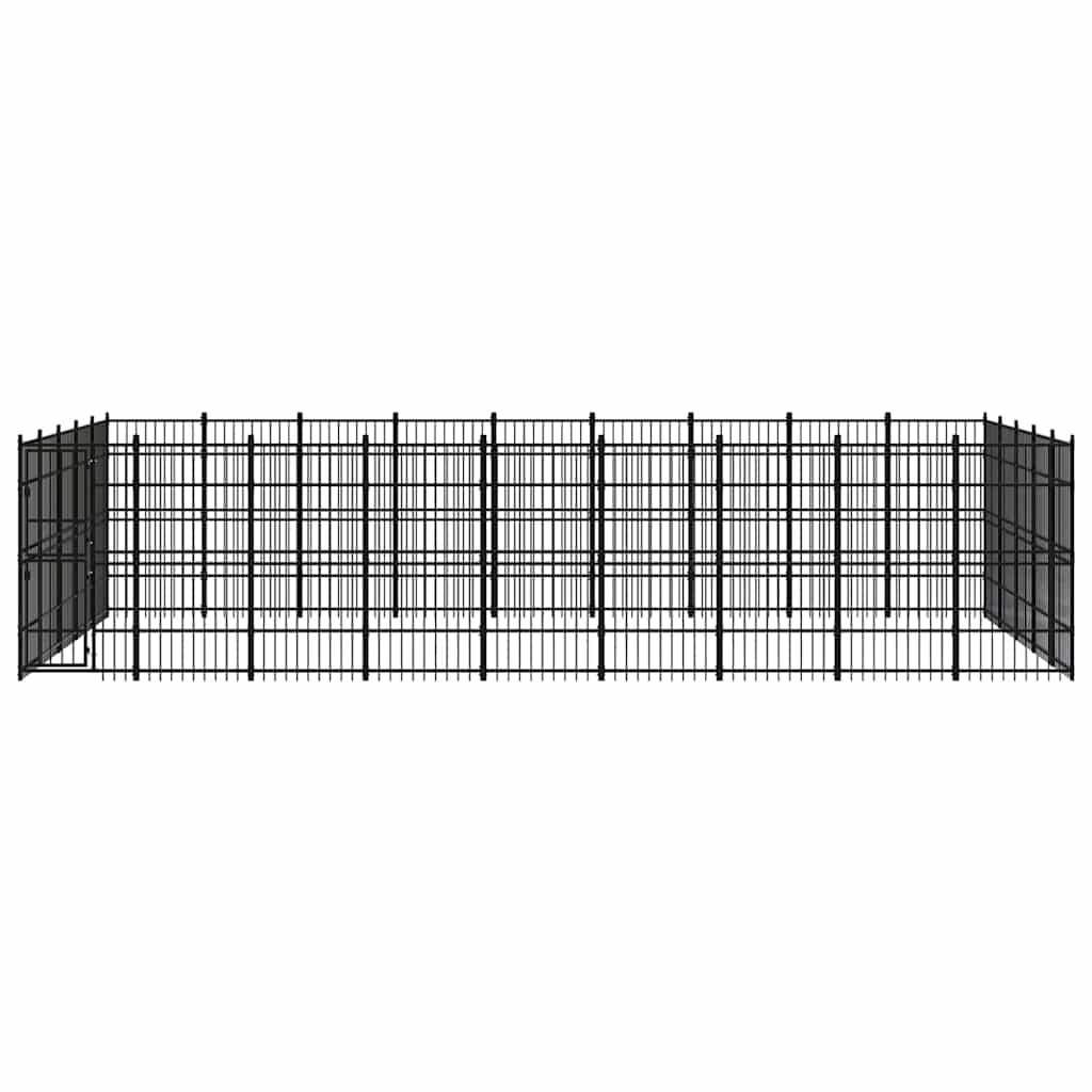 Outdoor Dog Kennel Steel 41,47 m²