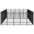 Outdoor Dog Kennel Steel 41.47 m²