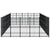 Outdoor Dog Kennel Steel 46.08 m²