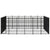 Outdoor Dog Kennel Steel 33.18 m²