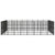 Outdoor Dog Kennel Steel 44.24 m²