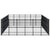Outdoor Dog Kennel Steel 49.77 m²