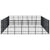 Outdoor Dog Kennel Steel 64.51 m²