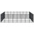 Outdoor Dog Kennel Steel 58.98 m²