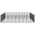 Outdoor Dog Kennel Steel 82.94 m²
