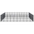 Outdoor Dog Kennel Steel 92.16 m²