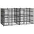 Outdoor Dog Kennel Steel 7.37 m²