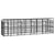 Outdoor Dog Kennel with Roof Steel 14.75 m²