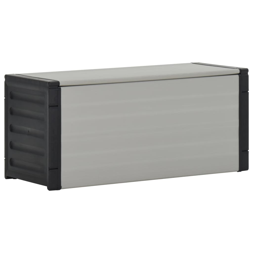 Garden Waste Basket Grey 85x34x40 cm
