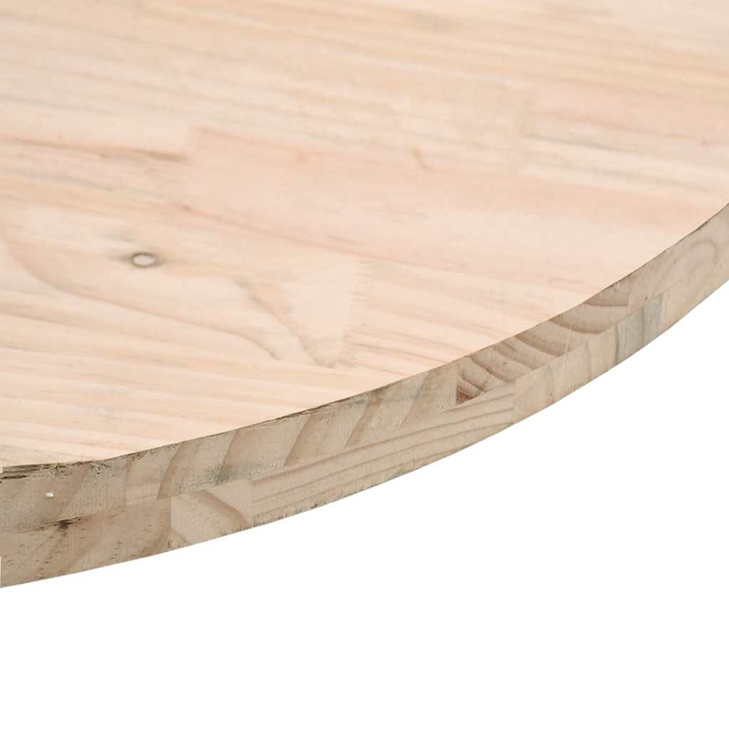 Table Top Ø30x2.5 cm Solid Wood Pine