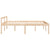 Senior Bed without Mattress 135x190 cm