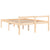 Senior Bed without Mattress 135x190 cm