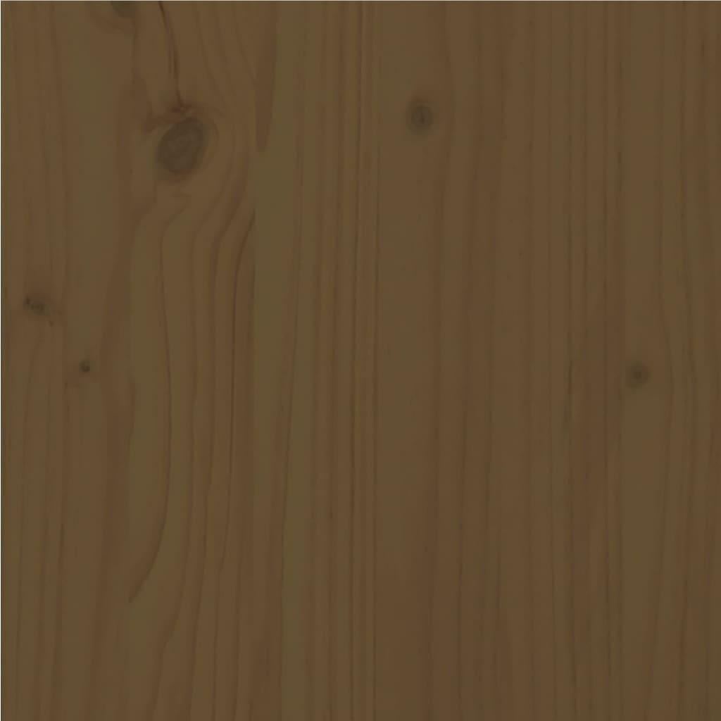 Bed Frame without Mattress Honey Brown 150x200 cm