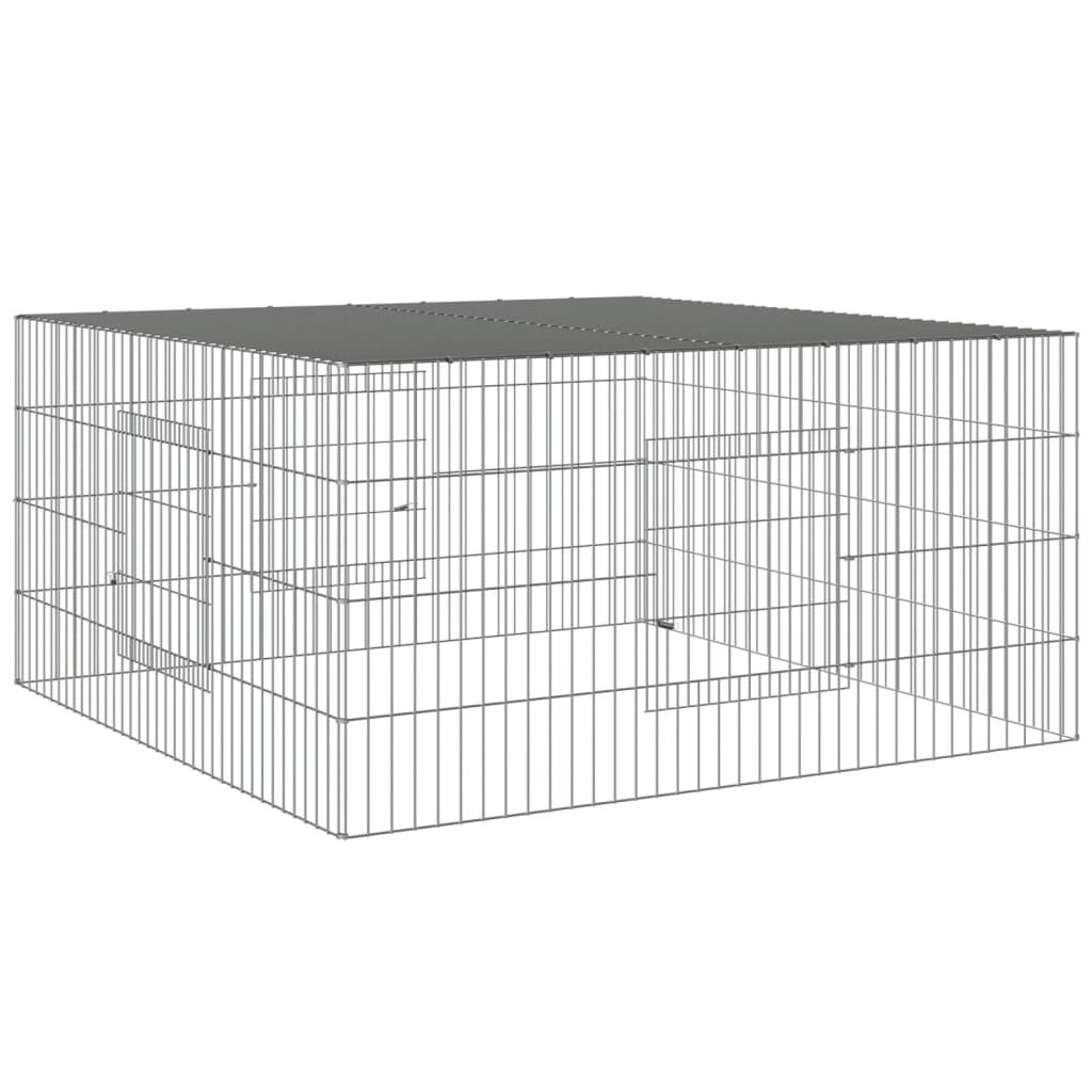 Rabbit Cage 110x110x55 cm Galvanised Iron