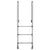 Pool Ladder 54x38x158 cm 304 Stainless Steel
