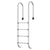 Pool Ladder 54x38x184.5 cm 304 Stainless Steel