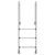 Pool Ladder 54x38x158 cm 304 Stainless Steel