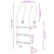 Pool Ladder 54x38x158 cm 304 Stainless Steel