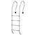 Pool Ladder 54x38x184.5 cm 304 Stainless Steel