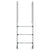 Pool Ladder 54x38x158 cm 304 Stainless Steel