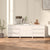 3 Piece Sideboard White Engineered Wood