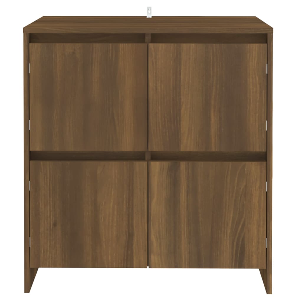 Sideboards 2 pcs Brown Oak 70x41x75 cm Engineered Wood