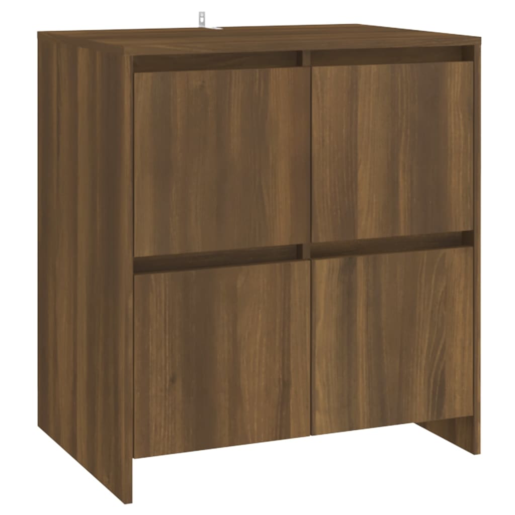 Sideboards 2 pcs Brown Oak 70x41x75 cm Engineered Wood