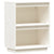 Console Cabinet White 60x34x75 cm Solid Wood Pine