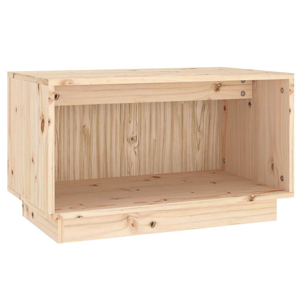 TV Cabinet 60x35x35 cm Solid Wood Pine