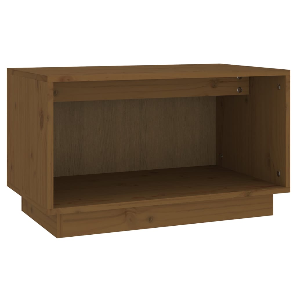 TV Cabinet Honey Brown 60x35x35 cm Solid Wood Pine