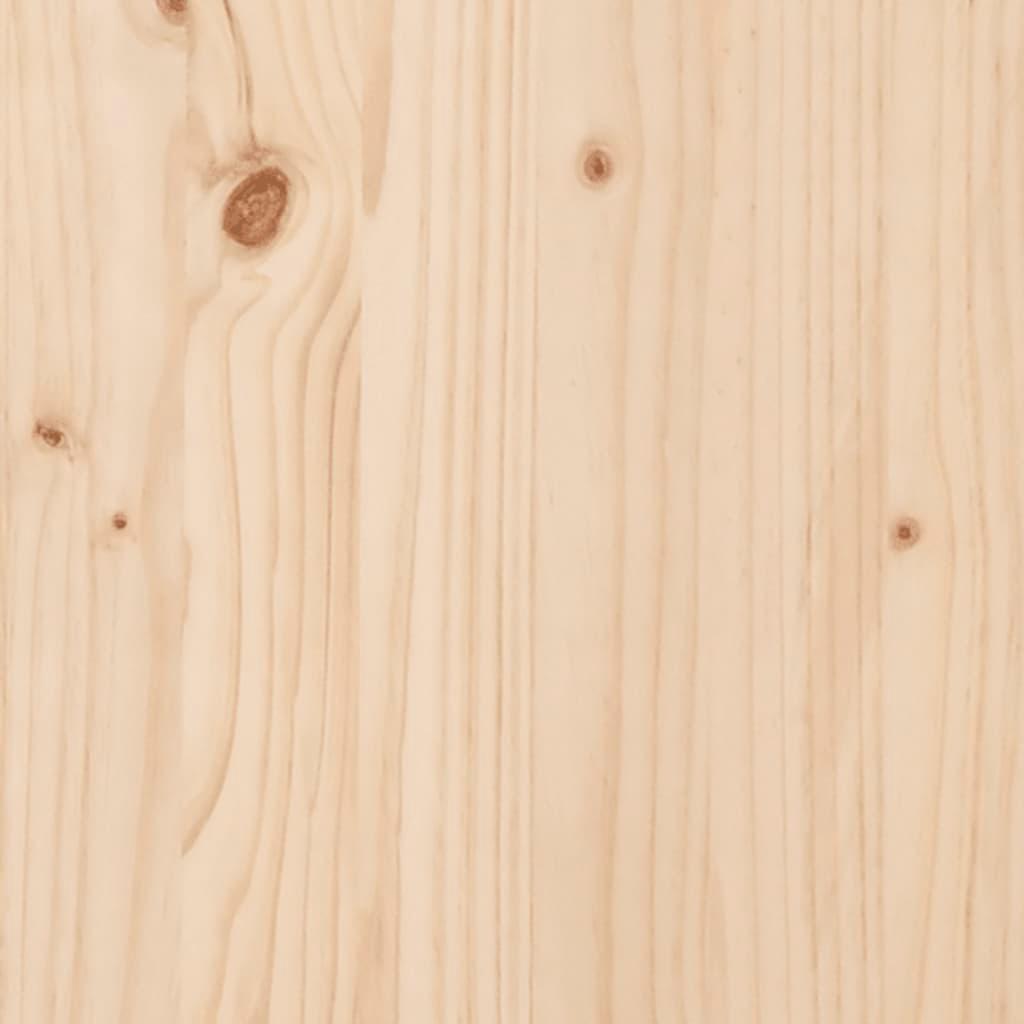 TV Cabinet 74x34x40 cm Solid Wood Pine