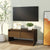 TV Cabinet Honey Brown 74x34x40 cm Solid Wood Pine