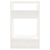 Book Cabinet/Room Divider White 41x35x57 cm Solid Wood Pine