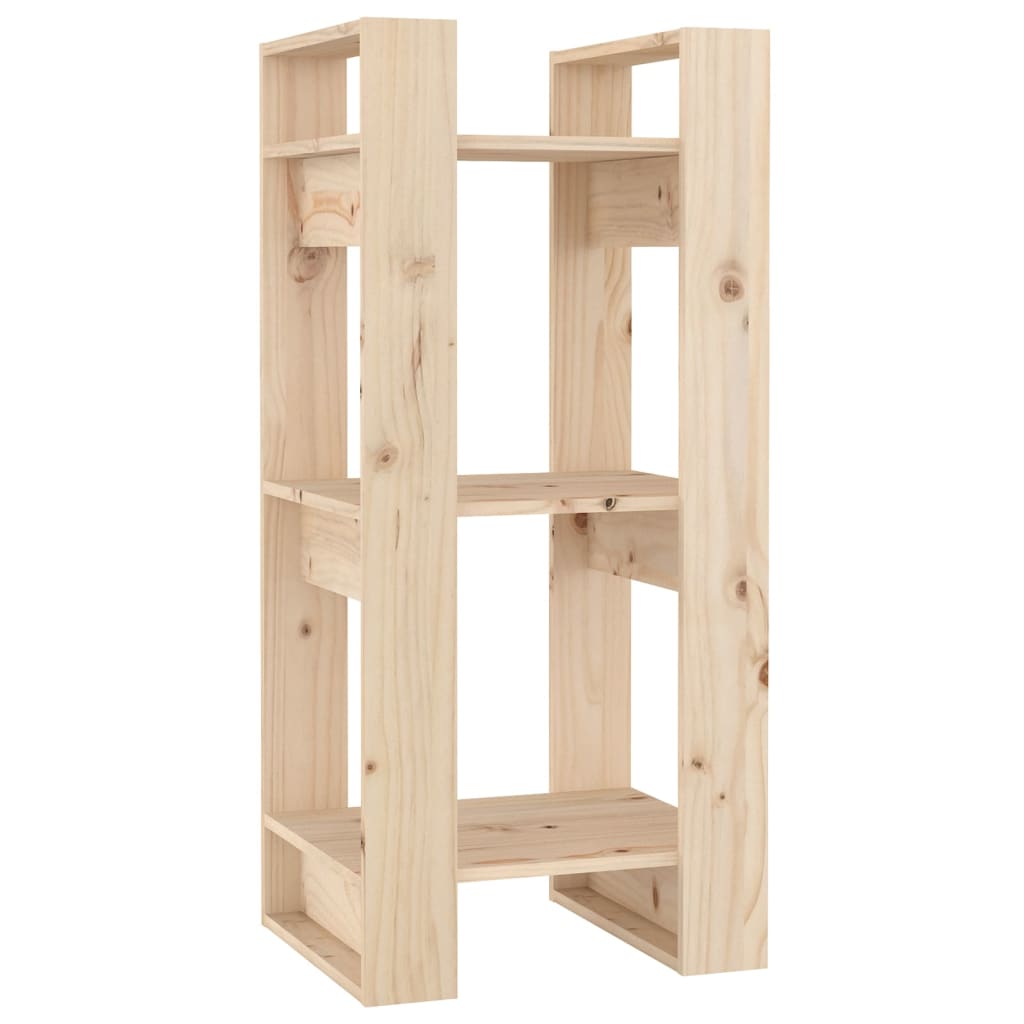 Book Cabinet/Room Divider 41x35x91 cm Solid Wood Pine