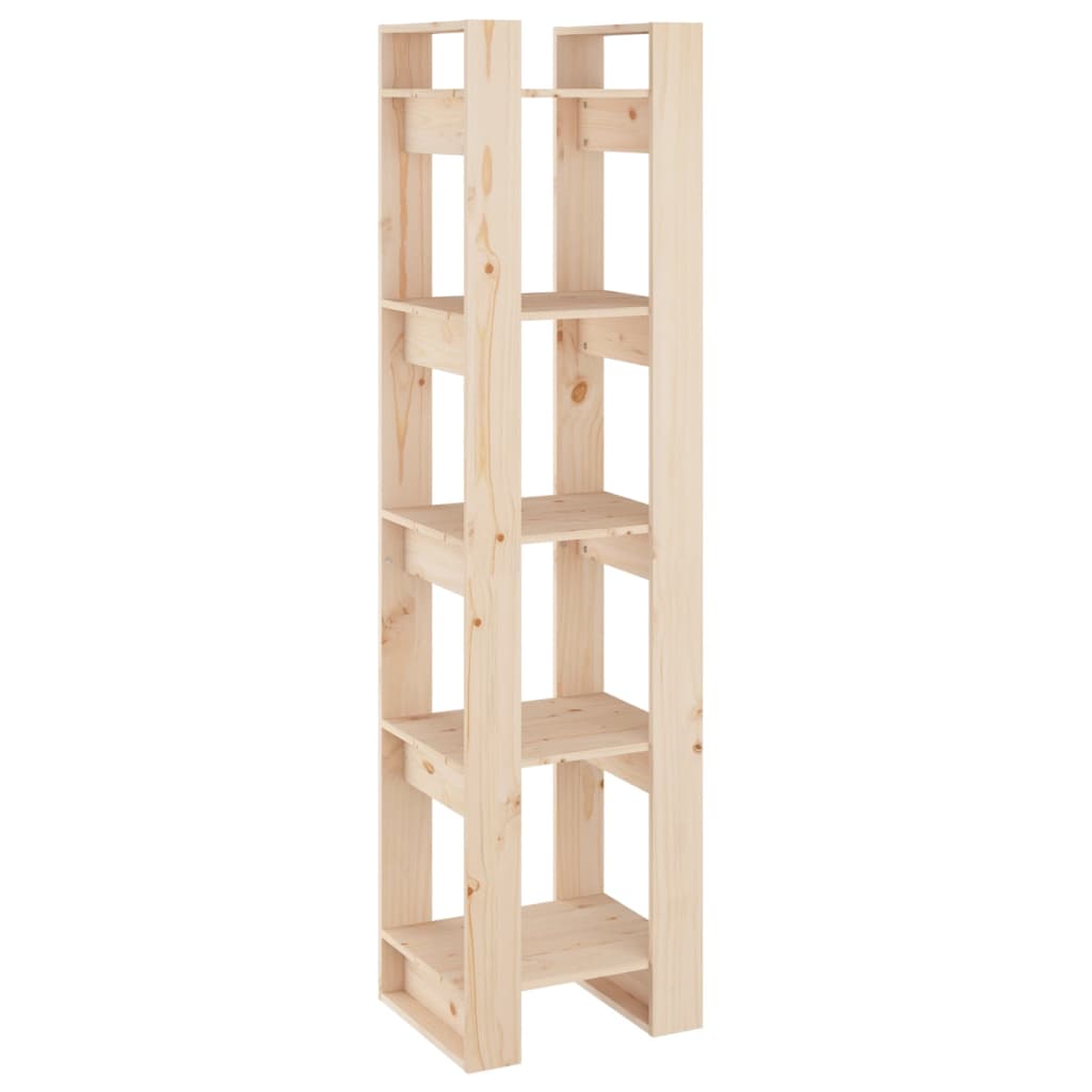 Book Cabinet/Room Divider 41x35x160 cm Solid Wood Pine