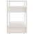 Book Cabinet/Room Divider White 60x35x57 cm Solid Wood Pine