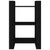 Book Cabinet/Room Divider Black 60x35x91 cm Solid Wood Pine