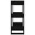 Book Cabinet/Room Divider Black 60x35x91 cm Solid Wood Pine